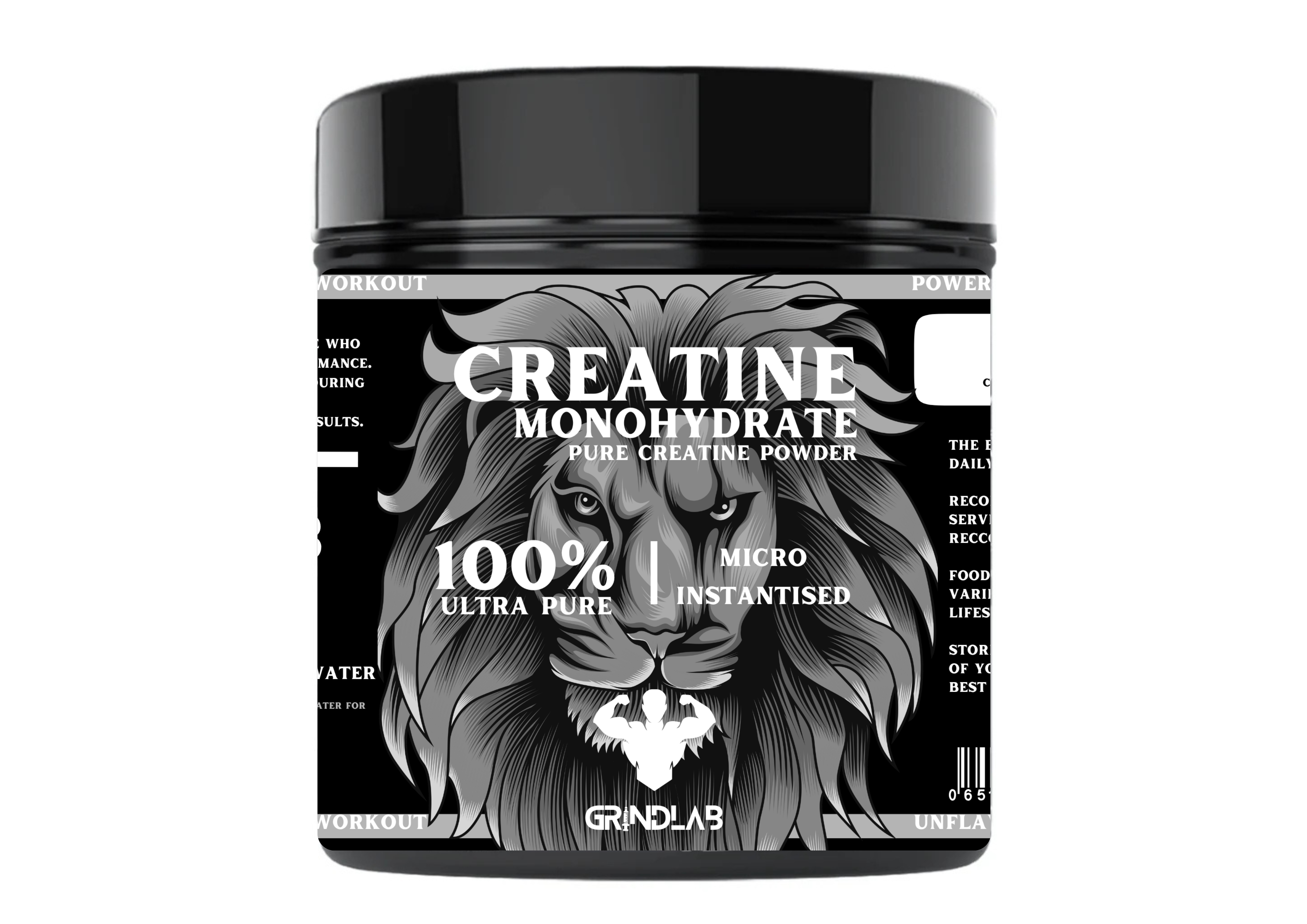 Creatine Monohydrate – 100% Ultra Pure & Micro-Instantiated (Multiple Flavours) 250g