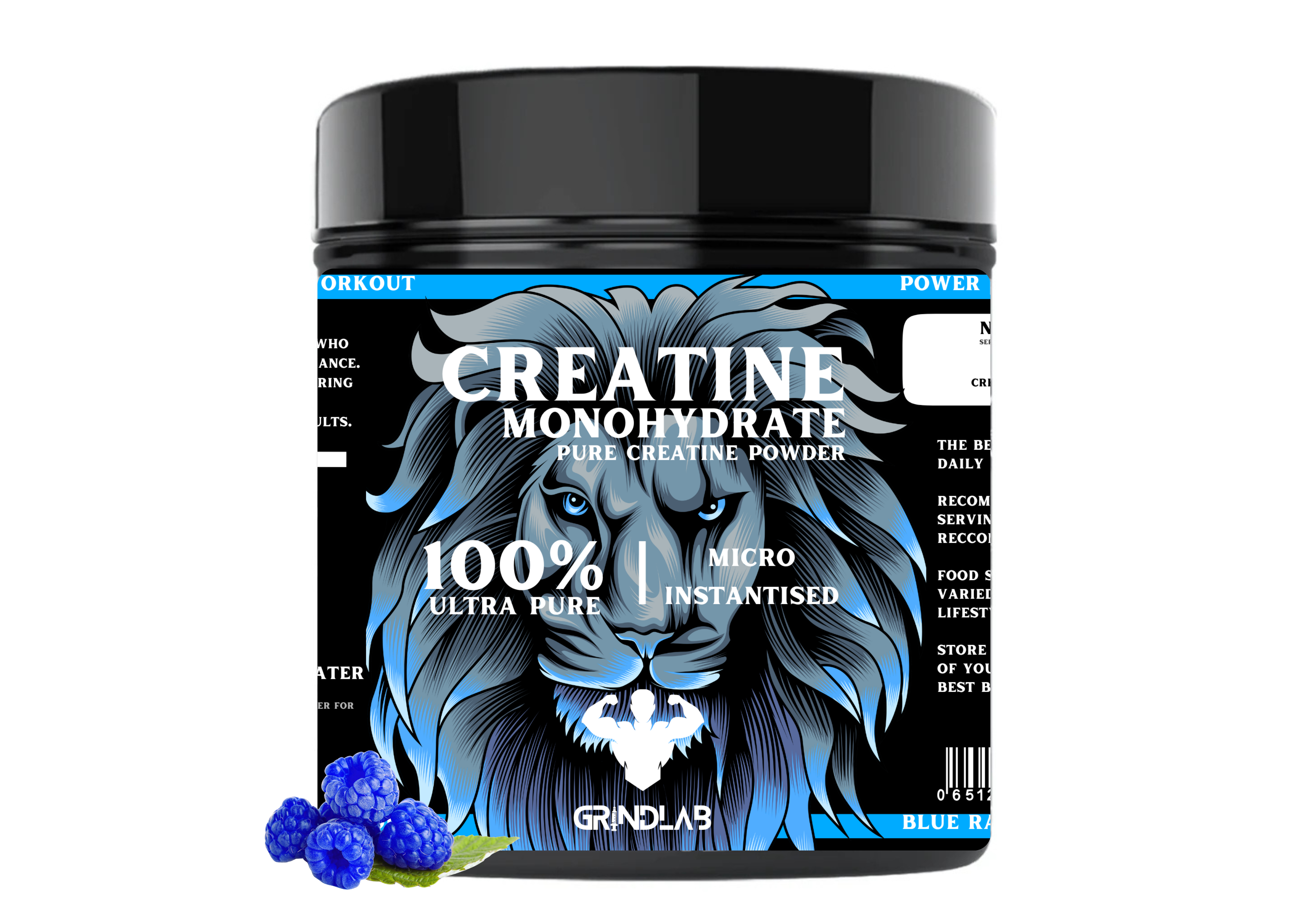 Creatine Monohydrate – 100% Ultra Pure & Micro-Instantiated (Multiple Flavours) 250g