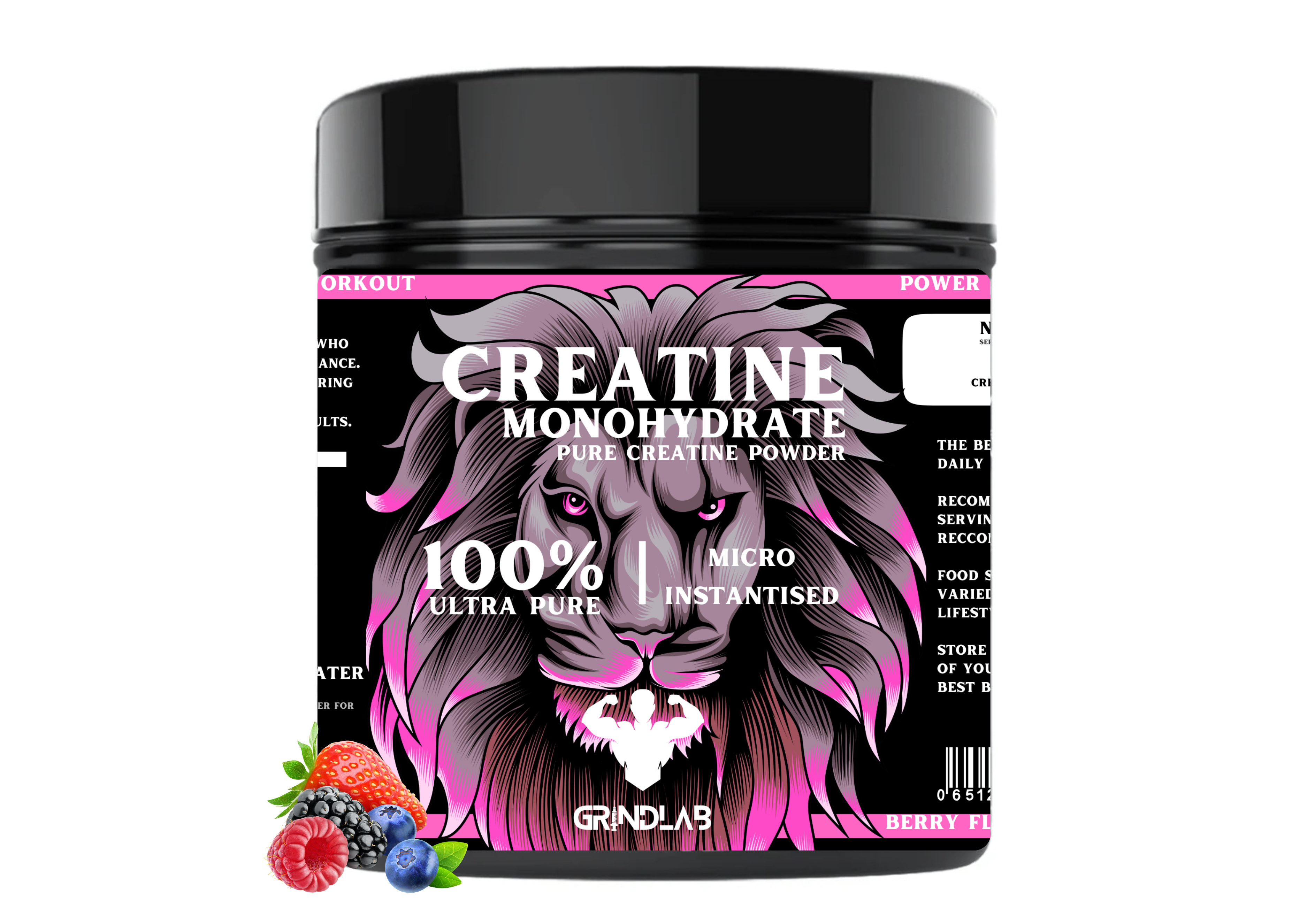 Creatine Monohydrate – 100% Ultra Pure & Micro-Instantiated (Multiple Flavours) 250g