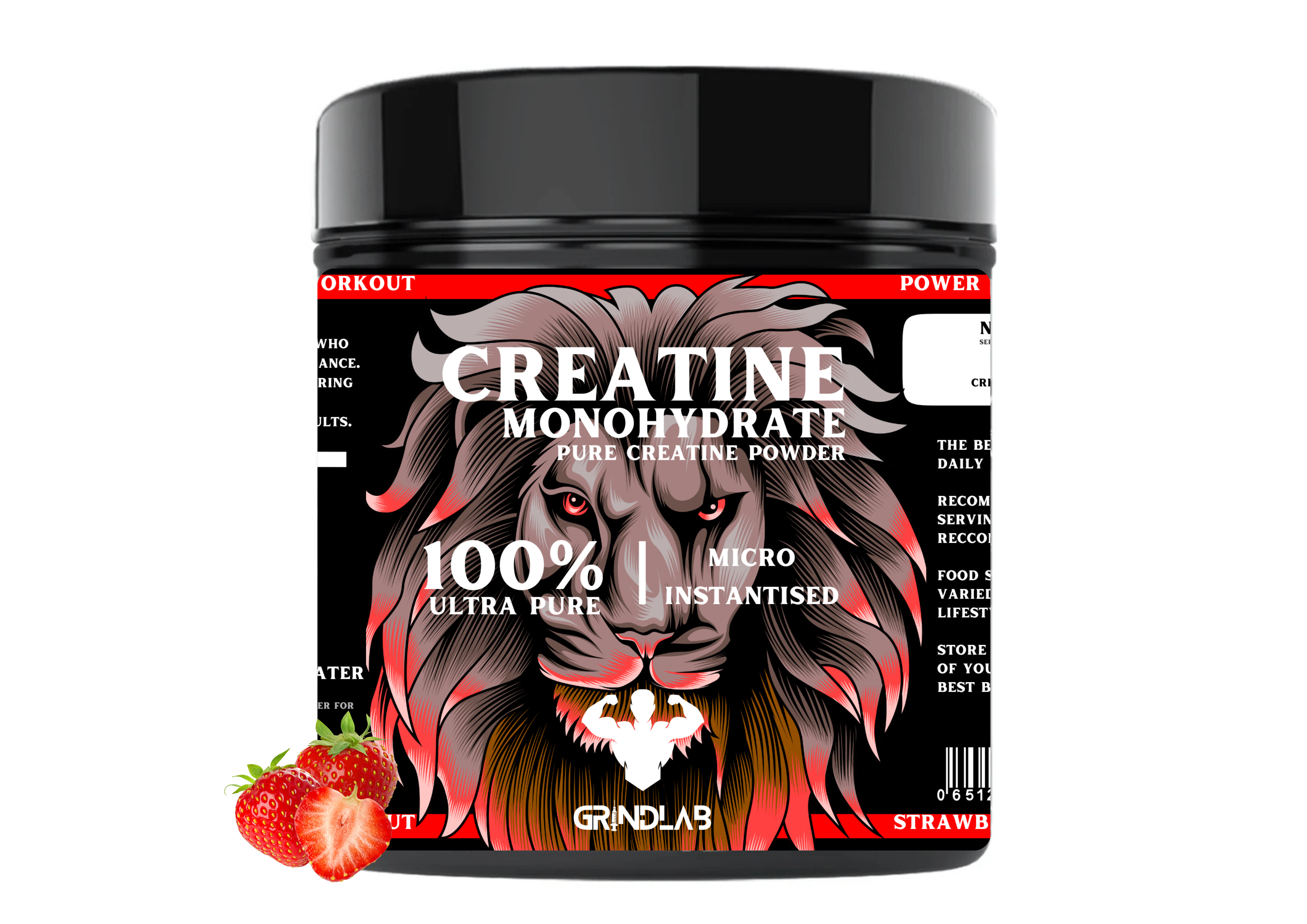 Creatine Monohydrate – 100% Ultra Pure & Micro-Instantiated (Multiple Flavours) 250g