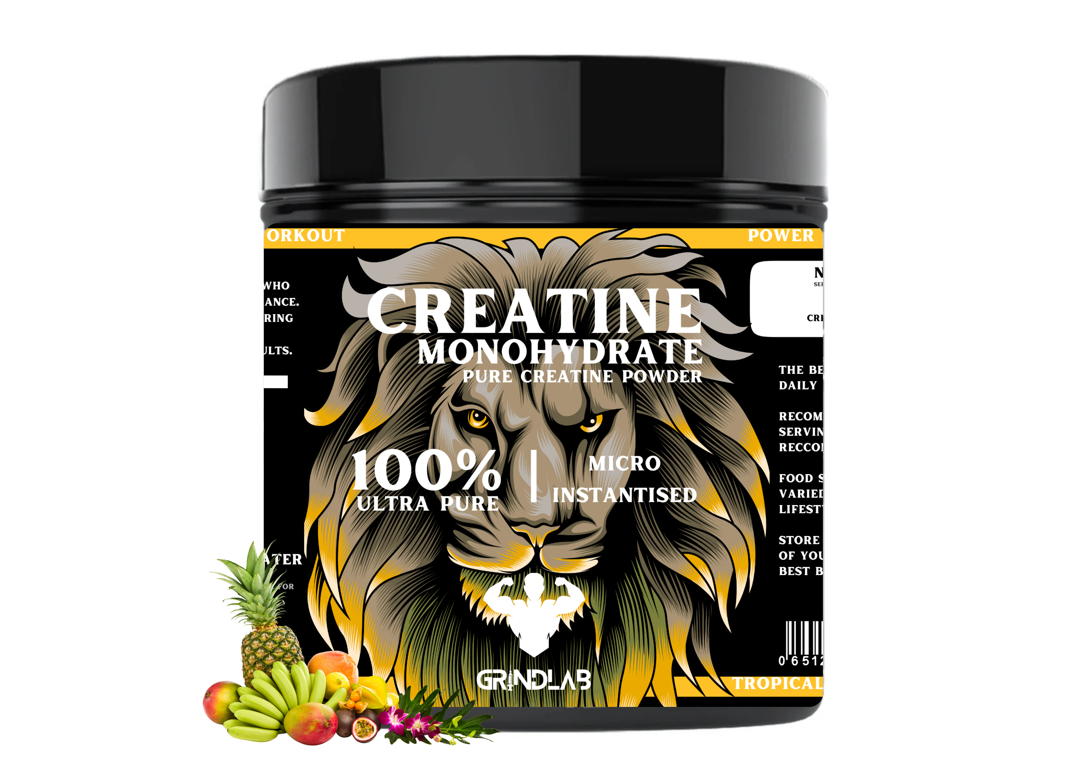 Creatine Monohydrate – 100% Ultra Pure & Micro-Instantiated (Multiple Flavours) 250g