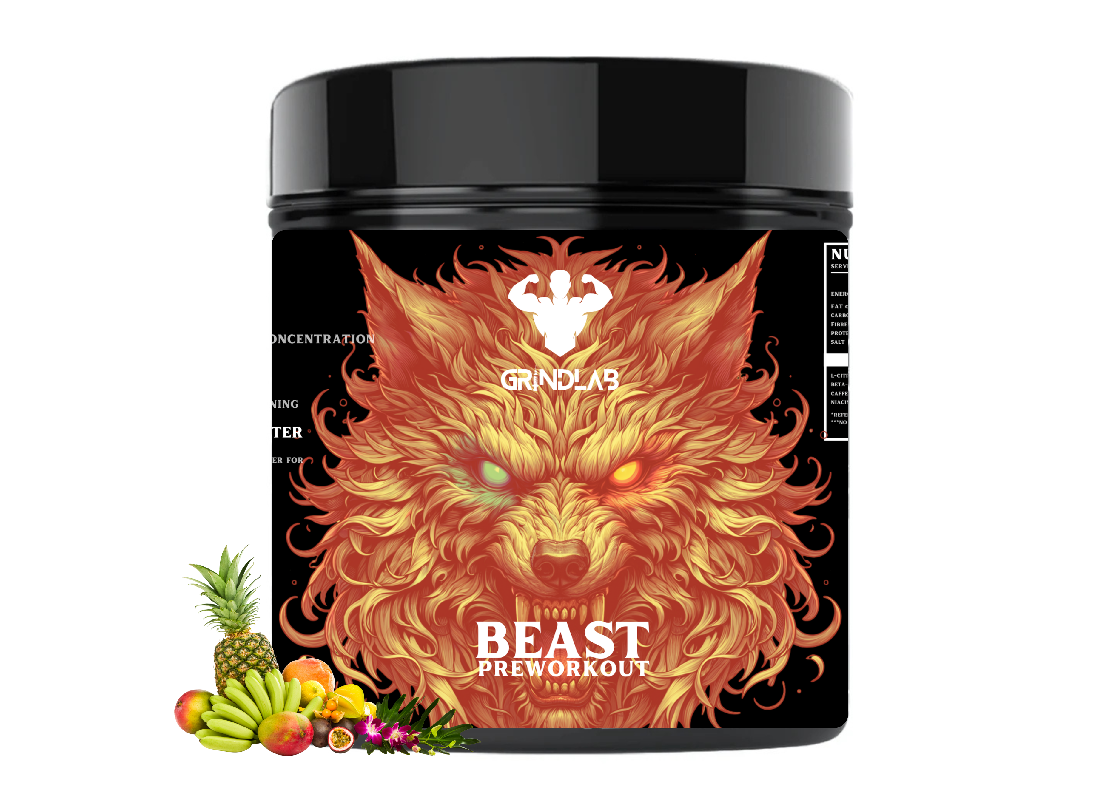 BEAST Pre-Workout – Extreme Energy & Focus Formula (Multiple Flavours) 150g