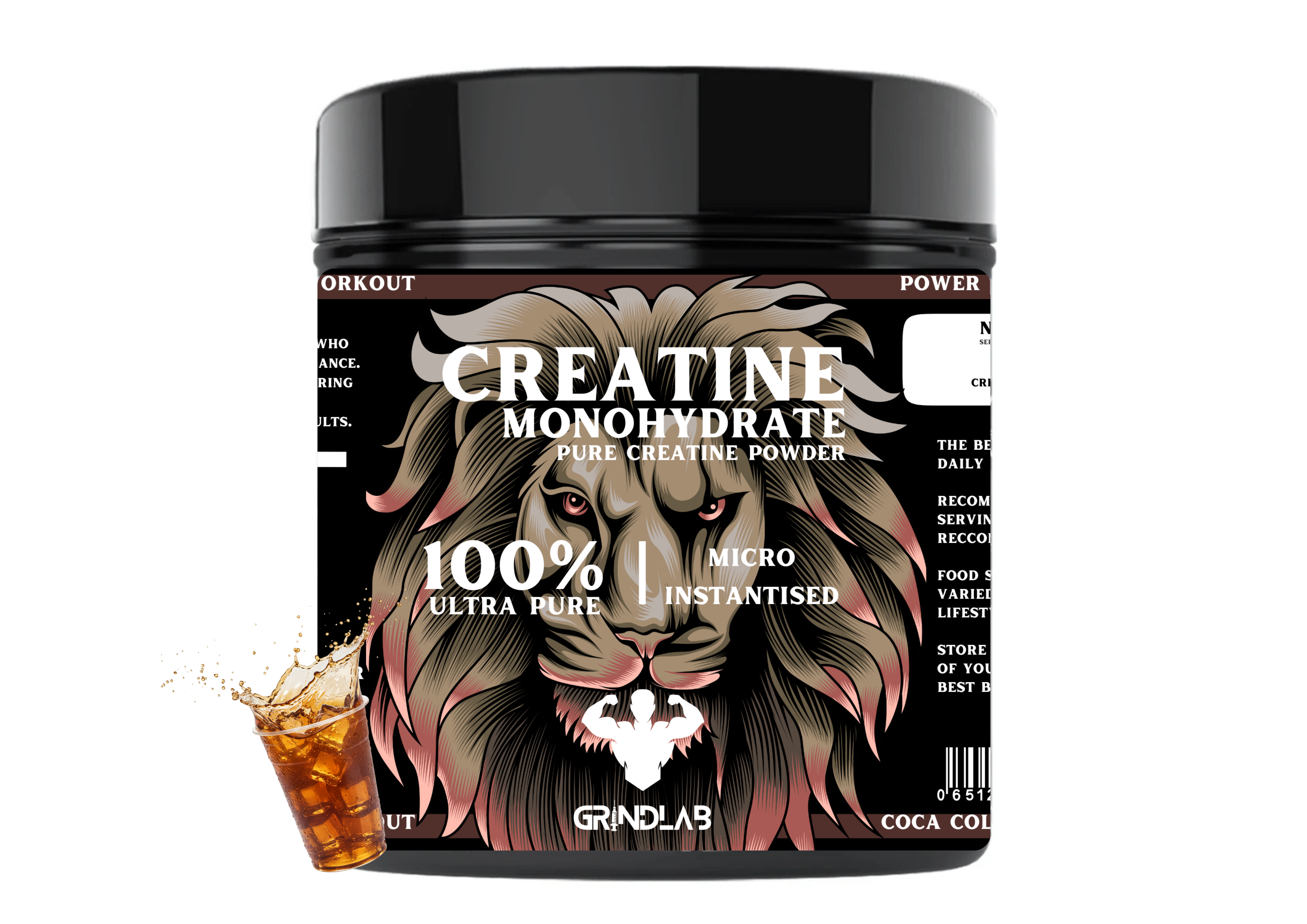 Creatine Monohydrate –  100% Ultra Pure & Micro-Instantiated (Multiple Flavours) 250g
